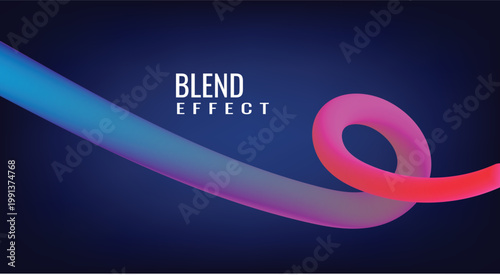 Gradient hues blend, forming modern design element.