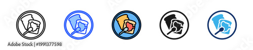 Jam And Toast Icon Collection With Multiple Styles