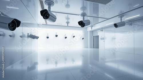 Algorithmic surveillance system with multiple monitoring devices