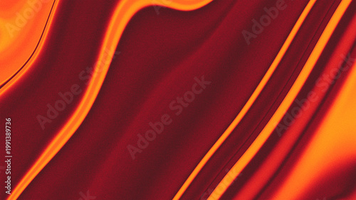 Obraz na płótnie Abstract vibrant red and orange fluid background with grain texture