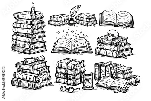фотографія Doodle books set