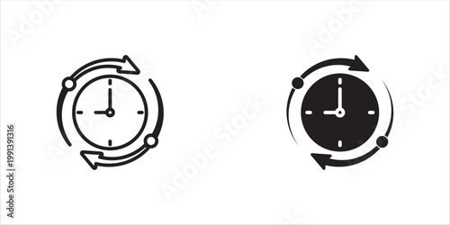 Daily Routine Line Icon set, Outline Symbol for Habit Tracking, Personal Schedule, Lifestyle Organization, Morning Ritual, and Recurring Task. Vector Sign Icon, vector illustration.