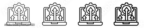 Improvement  Icon Set Different Style Collection