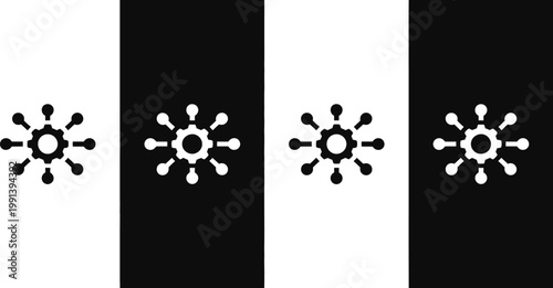 Function icon, thin outline vector design symbolizing operations, logic, and system functions for web, mobile app, and software interface graphics.