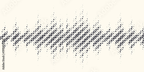 Hexagon Shapes Vector Abstract Geometric Technology Retrowave Sci-Fi Texture Isolated on Light Background. Halftone Hex Retro Simple Pattern. Eps10