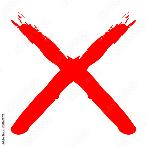 Prohibited circle sign. Prohibition red icon. Ban icon. Red circle with cross line symbol. Caution frame symbol. Forbidden stop sign. Vector illustration isolated on white background