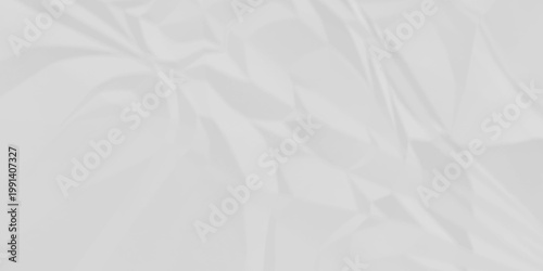 White fabric background. white crumpled paper background texture pattern overlay. wrinkled high resolution arts craft and Seamless white crumpled paper.