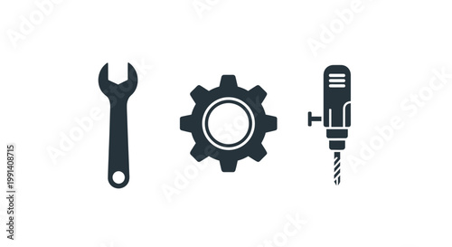 Tools and equipment for repair work.