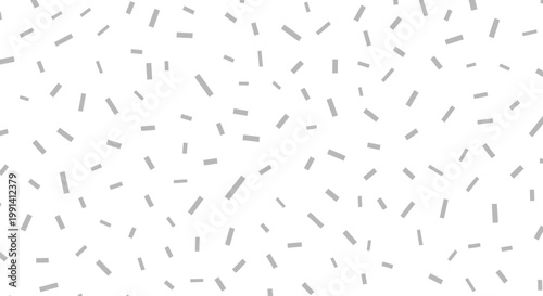 Gray confetti pieces falling down.