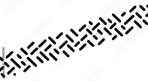 Black dashed line on white background.