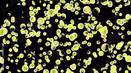 cc ball action background. Glowing ball animation, glowing ball animation with cc ball action visual effects including radiant sphere particles and smooth motion paths for professional 4k video