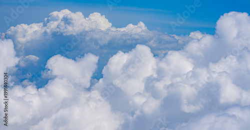 Fényképezés Clouds on blue sky