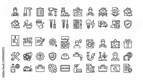 Business and lifestyle icons: services finance health and security with icon set business lifestyle security protection document contract agreement insurance building collaboration strategy