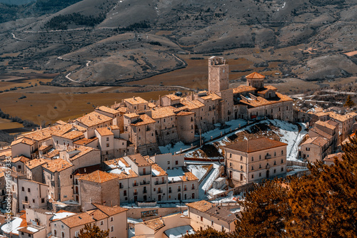 Принти на полотні Castel del Monte, Abruzzo
