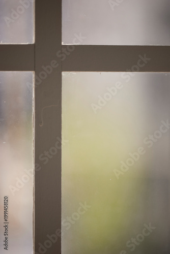 Wallpaper Mural Natural Sunlight and Leaf Shadows on Window and Wooden Floor Background. Torontodigital.ca