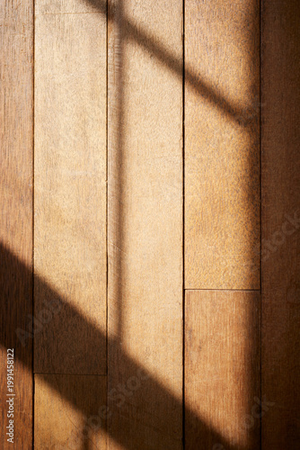 Wallpaper Mural Natural Sunlight and Leaf Shadows on Window and Wooden Floor Background. Torontodigital.ca