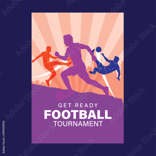 Get ready for a thrilling football tournament with energetic players