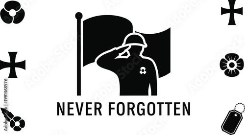 Never forgotten a tribute to service and remembrance