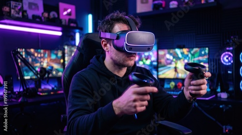 Home vr gaming setup a modern experience with immersive digital content