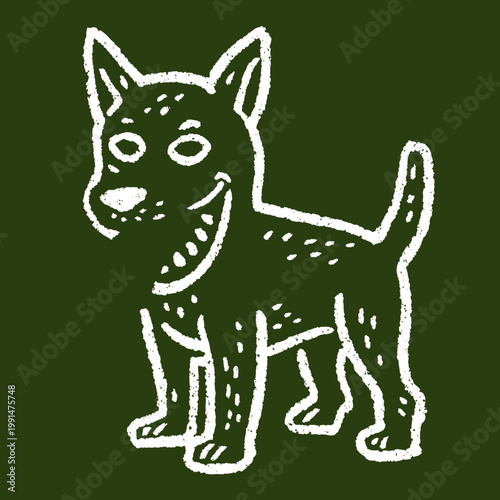 Funny vintage dog illustration for t-shirt design with lighthearted quote