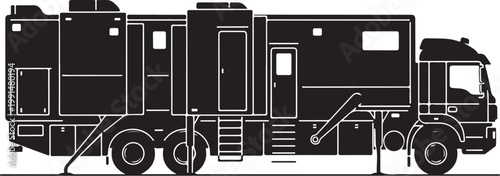 Luxury yacht, mega yacht, boat, vessel, nautical, black and white, vector illustration, ship, sailing, maritime