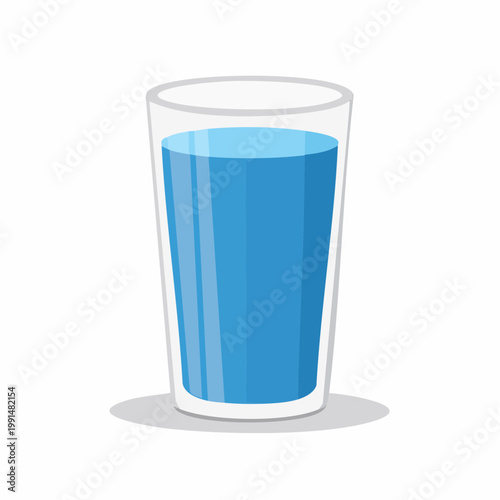 Glass of Blue Liquid