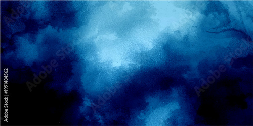 Vector An abstract of textured dark clouds in shades of blue with a sense of depth and movement, evoking a feeling of mystery and ambiance