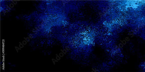 Vector A mesmerizing blue-toned abstract, reminiscent of cosmic nebulae, swirling textures and gradients evokes a sense of depth and mystery with its luminous details and moody hues