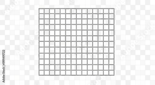 Grid of translucent white cubes floating on a transparent background clean lines blocky structure architectural style minimalist design