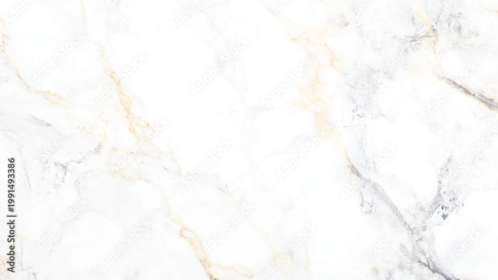 Fototapeta premium Abstract white marble background with brown and gray color, Natural patterns for design art work, Stone wall texture background