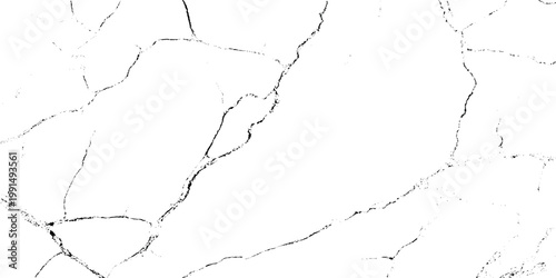 Black and white cracked grunge texture background with irregular lines and shapes