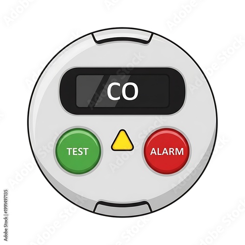 Carbon monoxide detector device.