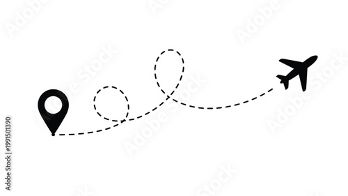 Black and White Minimalist Illustration with Modern Line Art Aesthetic and Monochrome Vector Design