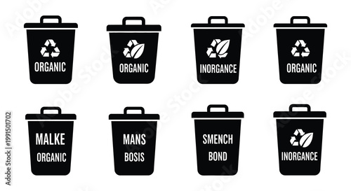 Hands discarding an apple core into a green recycling bin