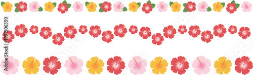 ハイビスカスのライン3種セット