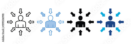 Influence  Icon Set Multiple Style Collection