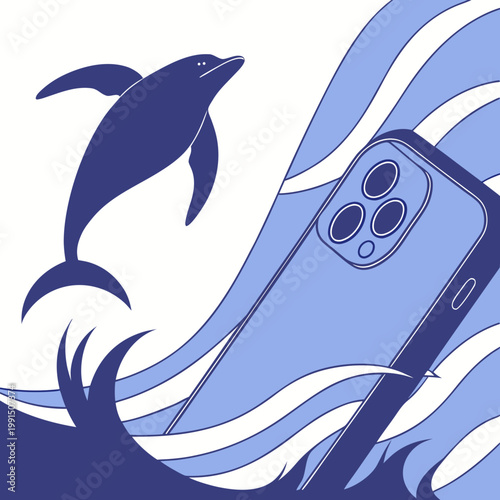 dolphin jumping out of water