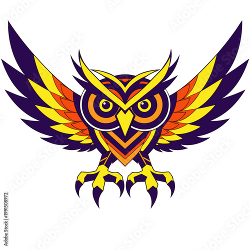 Owl vector logo