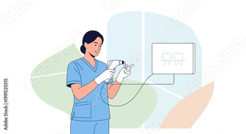 Modern Dental Clinic with Advanced 3D Imaging and Scanner Equipment