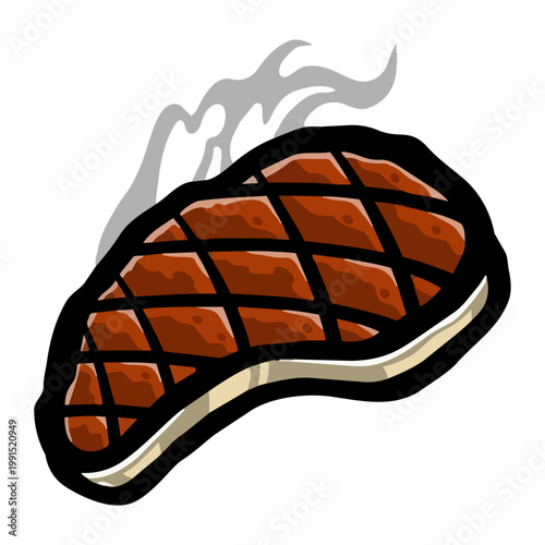 Appetizing Grilled Steak: A beautifully rendered image of a grilled steak, evoking the aroma of a freshly cooked meal, ready to satisfy any craving.