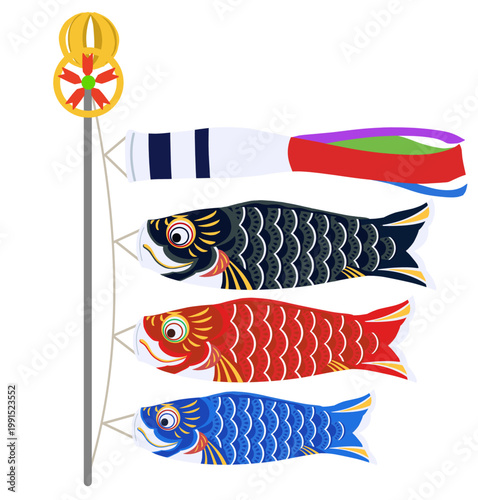 こどもの日につかえるこいのぼり