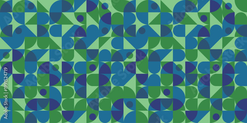 幾何学的な図形の繰り返し模様