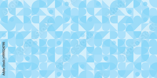 現代的な抽象幾何学図形の繰り返し連続模様