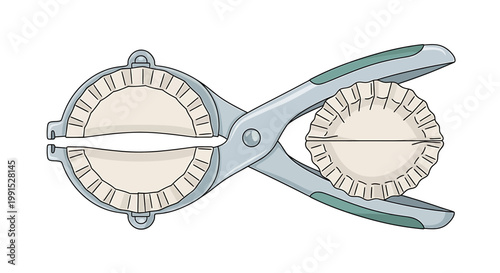 Dental molar tooth extraction forceps instrument.