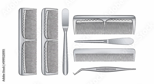 Dental surgical tools and equipment.
