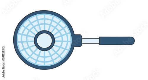 Detailed illustration of a strainer.