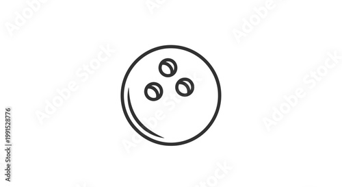 Detailed view of a small button.