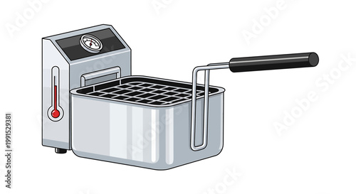 Electric deep fat fryer machine.