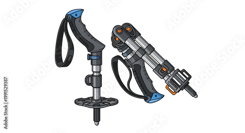 Electric drill and handle tool.