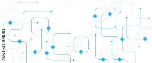 Abstract futuristic technology background. Technology background with crossed lines and dots.